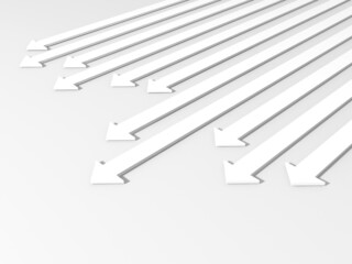Arrows business concept. Minimalistic design