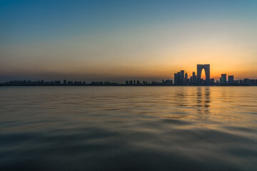 Obraz premium urban skyline and modern buildings, cityscape of China.