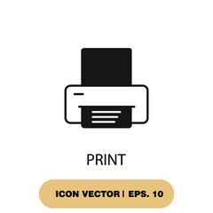 Fototapeta na wymiar print icons symbol vector elements for infographic web