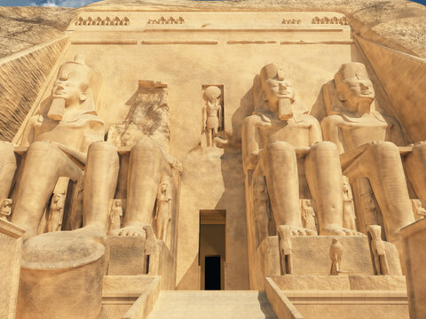 Tempel von Abu Simbel in Ägypten