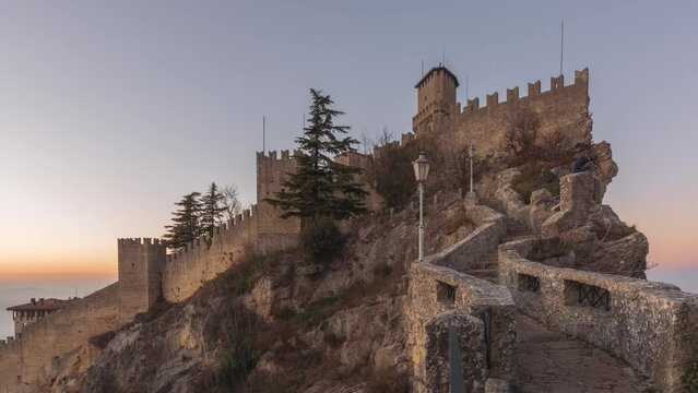 The Republic of San Marino with the first Tower