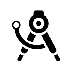 Compass measure icon