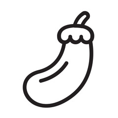 Aubergine , Vegetables outline icon.