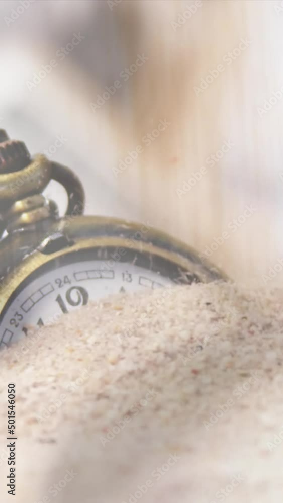 Poster animation of timer over banknotes