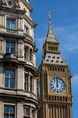 Fototapeta na wymiar Elizabeth Tower in Westminster, London, UK