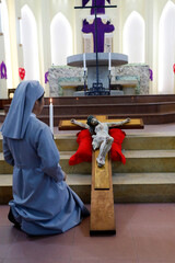 Catholic church. Religion  and faith.