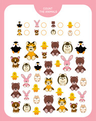 Educational games for children preschool tasks