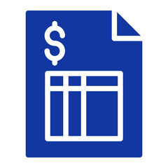 invoice gradient icon