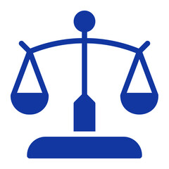 justice scale gradient icon