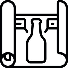 Bottle Blueprints Icon