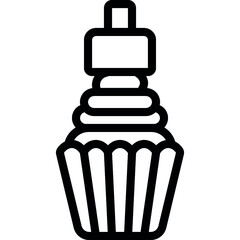 Cupcake Icing Icon