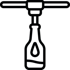 Filling Bottle Machine Icon