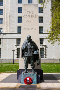The Korean War Memorial In London, UK