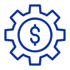 money management gradient icon
