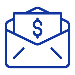 paycheck gradient icon