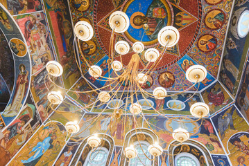 ceiling of the church of the holy sepulchre