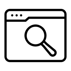 search line icon