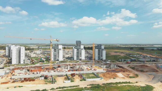 new neighborhood's buildings at netivot