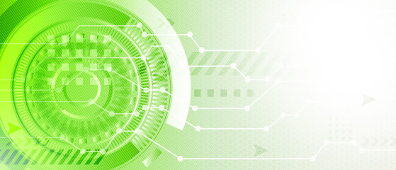 Obraz premium green Abstract technology speed concept