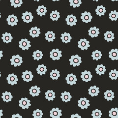 Spring summer botanical seamless pattern