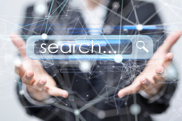 conference Digital Network and data concept 3d