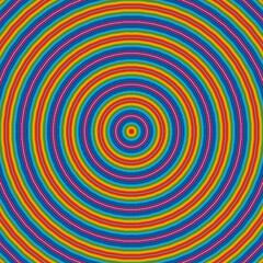 Fototapeta na wymiar Colourful kaleidoscope art design abstract background with effect polygon circle ornament. Fractal mandala
