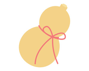 年賀状イラスト素材　瓢箪　ひょうたん