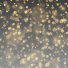 gold sparks sparkles, lights bokeh, yellow dust