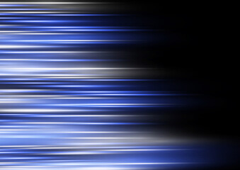 Glowing white speed line, flash blue, light rays