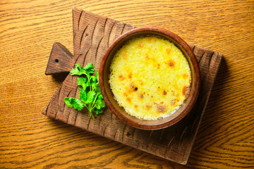 Typical American macaroni and cheese