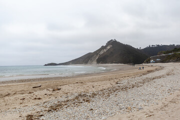 Beach of San Antolin, Naves, Llanes, Asturias, Spain