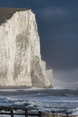 Seven Sisters During Storm.