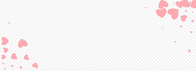 Maroon Color Confetti Vector Panoramic