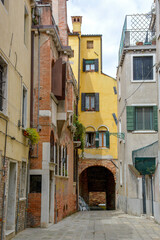 View of street in Venice, Italy