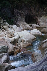 stream in the mountain