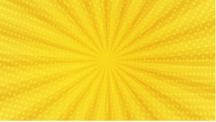 Yellow background, abstract background, yellow texture, Comics texture