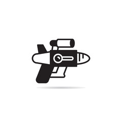 raygun and space gun icon vector illustration