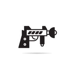 raygun and space gun icon vector illustration