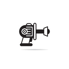 space gun and blaster icon vector illustration