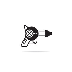 space gun and blaster icon vector illustration