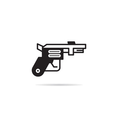 space gun and blaster icon vector illustration