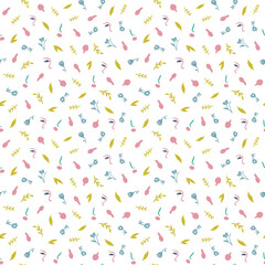 Decorative seamless pattern. Simple abstract shape