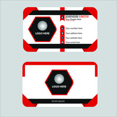 corporate business card design tamplate