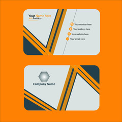 corporate business card design tamplate