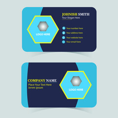 corporate business card design tamplate