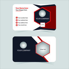 corporate business card design tamplate