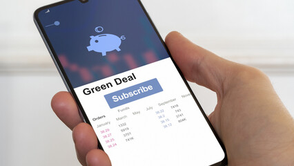 Tax reduction scheme. Incitment invest for the energetic transition. Green deal, low carbon