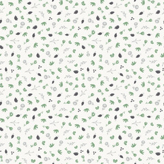 Spring summer botanical seamless pattern