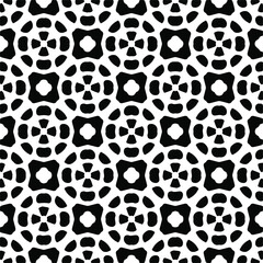 Vector monochrome pattern, Abstract texture for fabric print, card, table cloth, furniture, banner, cover, invitation, decoration, wrapping.seamless repeating pattern.Black and 
white color.