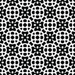 Vector monochrome pattern, Abstract texture for fabric print, card, table cloth, furniture, banner, cover, invitation, decoration, wrapping.seamless repeating pattern.Black and 
white color.